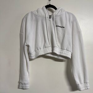 Alphalete cropped sweater